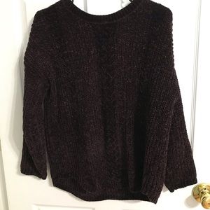 Plum purple sweater